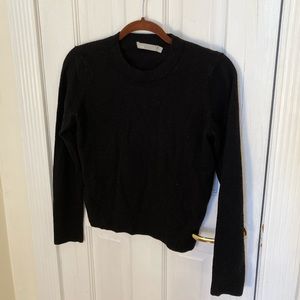 Vince 100% cashmere black crew neck sweater
